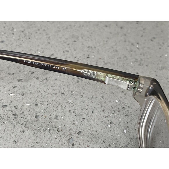 LINK OCCHIALI Eyeglasses Frames ONLY LINK3137 C45 50-17-140 Brown Crystal - Picture 8 of 14